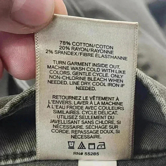 Express Crop Straight High Rise Army Green Jogger Pants Women's 4 - Picture 9 of 10